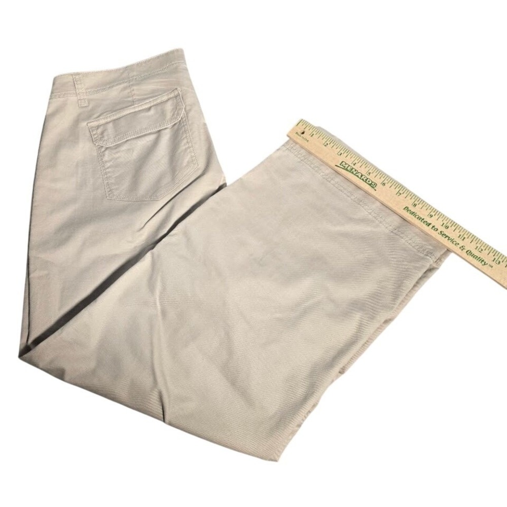 LL Bean Signature Women‎ Khaki Tan Straight Leg Chino Pants Size 14 Regular. 685